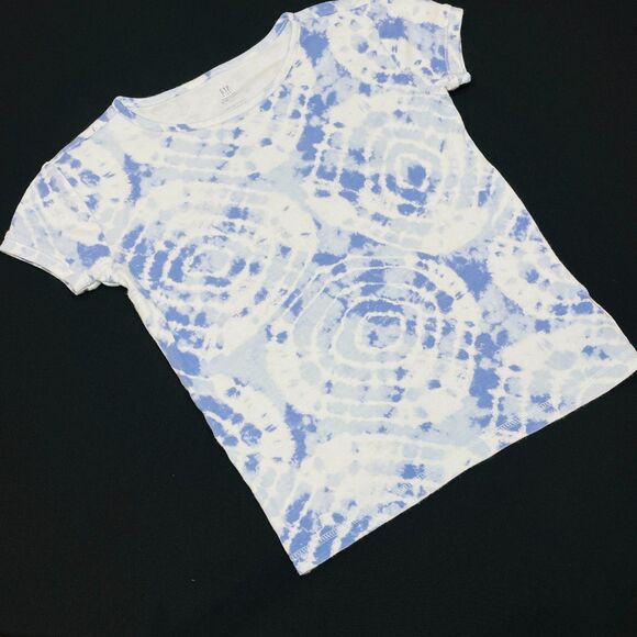 ~ GAP KIDS 12 PJ Set Tie Dye Organic Purple Blue Pajamas Long Pants Short Sleeve - Picture 2 of 16